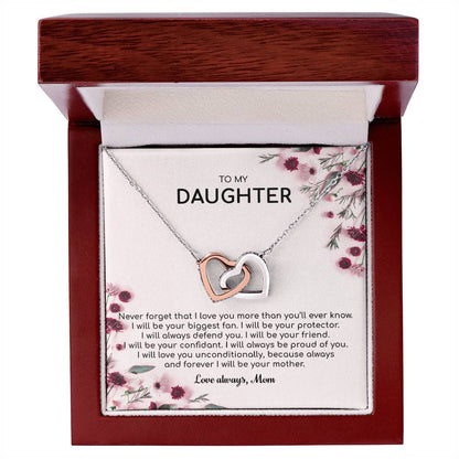 Forever I Will Be Your Mother - Interlocking Hearts Necklace