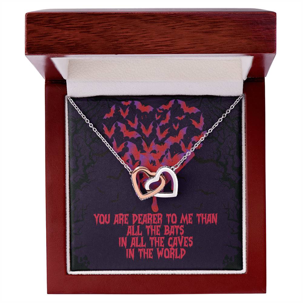 Dearer To Me Interlocking Interlocking Hearts Necklace