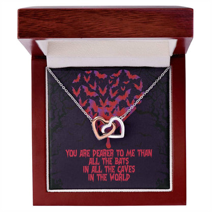 Dearer To Me Interlocking Interlocking Hearts Necklace