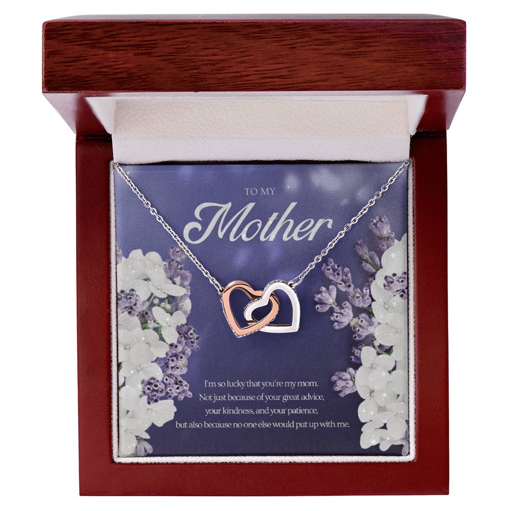 Twist Forever Love Interlocking Hearts Necklace