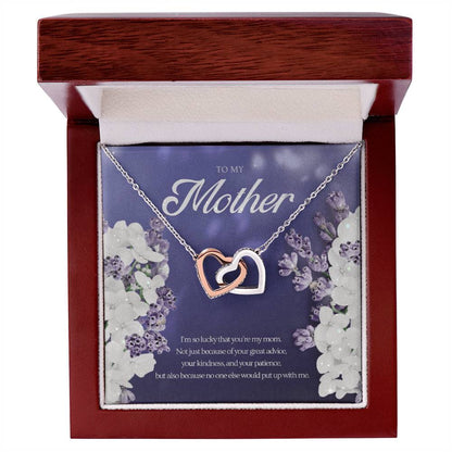 Twist Forever Love Interlocking Hearts Necklace