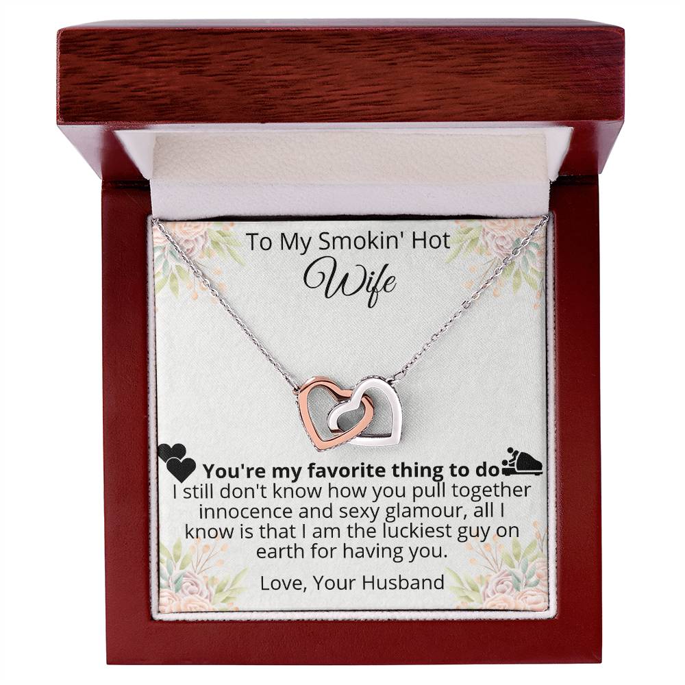 You'Re My Favorite Thing To Do - Interlocked Hearts Interlocking Hearts Necklace