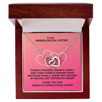 Unbiological Sister - Interlocking Hearts Interlocking Hearts Necklace