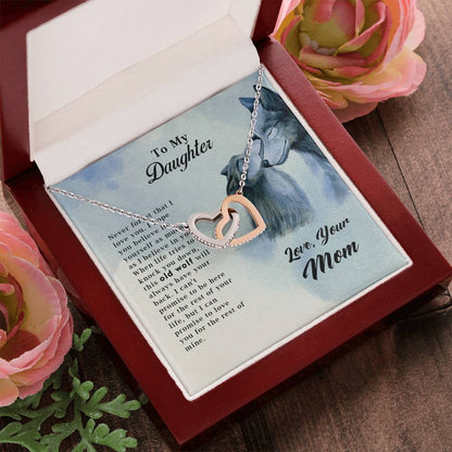 Collection Daughter - Old Wolf - Necklace Interlocking Hearts Necklace