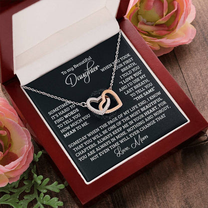 Your First Breath Interlocking Hearts Necklace