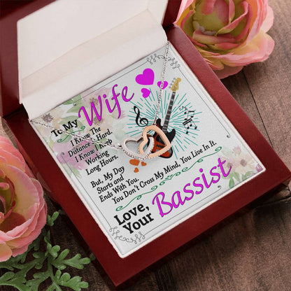 Bassist'S Wife - Interlocking Heart Necklace Interlocking Hearts Necklace