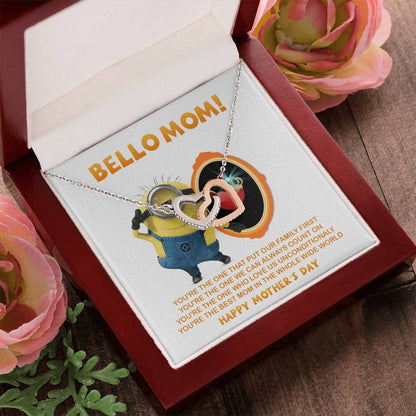 Bello Mom! - Happy Mother'S Day - Tmm17 Interlocking Hearts Necklace