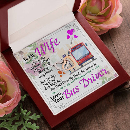 Bus Driver'S Wife - Interlocking Heart Necklace Interlocking Hearts Necklace