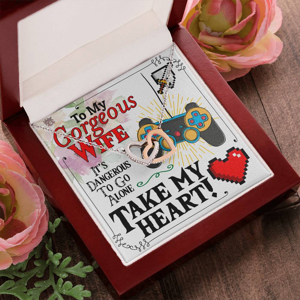 Gamer'S Wife - Interlocking Heart Necklace Interlocking Hearts Necklace