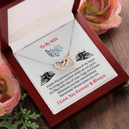 Trucker'S Wife - Interlocking Heart Necklace Interlocking Hearts Necklace