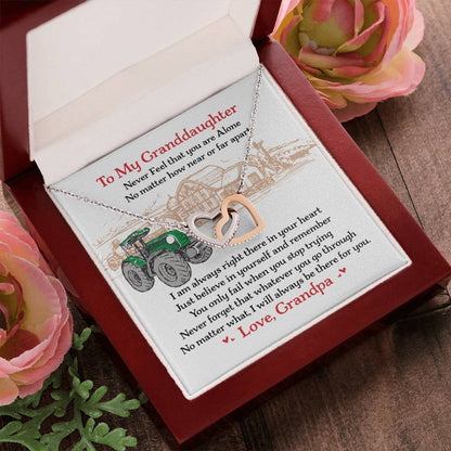 Farmer'S Granddaughter - Interlocking Heart Necklace Interlocking Hearts Necklace