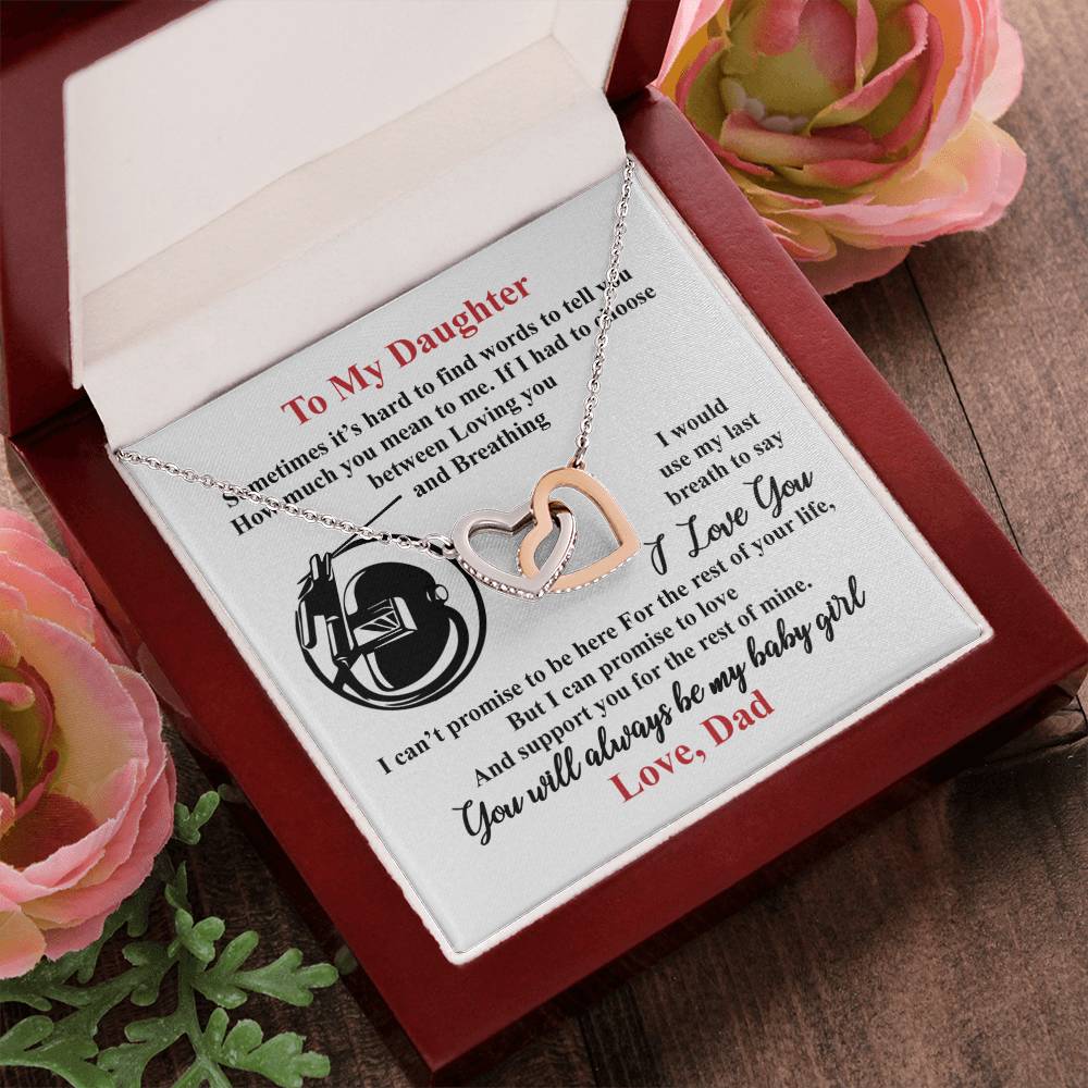 Welder'S Daughter - Interlocking Heart Necklace Interlocking Hearts Necklace