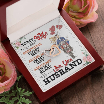 Biker'S Wife - Interlocking Heart Necklace Interlocking Hearts Necklace