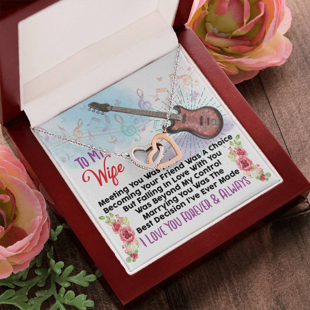 Bass Player'S Wife - Interlocking Heart Necklace Interlocking Hearts Necklace