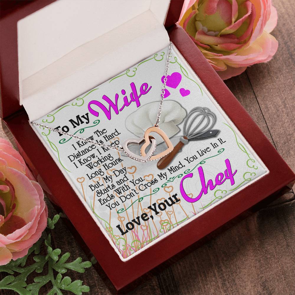 Chef'S Wife - Interlocking Heart Necklace Interlocking Hearts Necklace