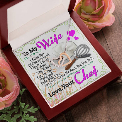 Chef'S Wife - Interlocking Heart Necklace Interlocking Hearts Necklace