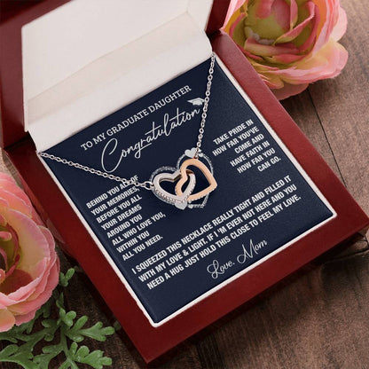 All Of Your Memories Interlocking Hearts Necklace