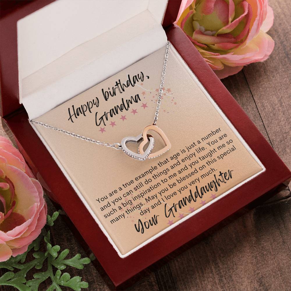 A Beautiful Birthday Gift For Grandma - The Stunning Interlocking Hearts Necklace
