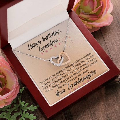 A Beautiful Birthday Gift For Grandma - The Stunning Interlocking Hearts Necklace