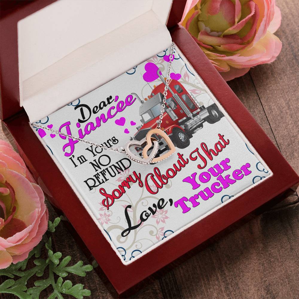 Trucker'S Fiancée - Interlocking Heart Necklace Interlocking Hearts Necklace