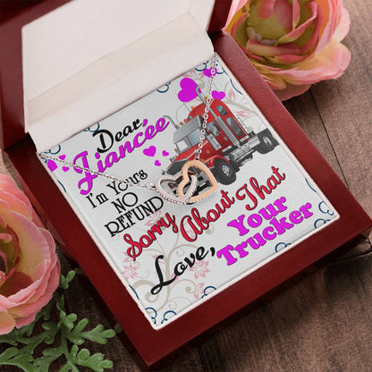 Trucker'S Fiancée - Interlocking Heart Necklace Interlocking Hearts Necklace