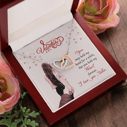 Forever Love - Valentine'S Day Necklace Interlocking Hearts Necklace