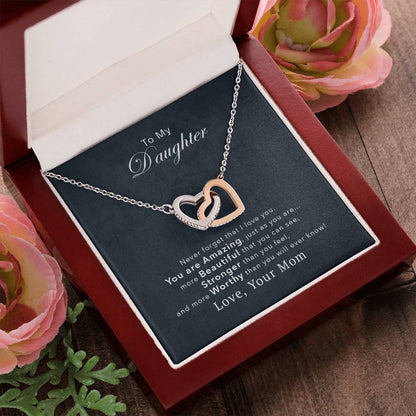 Collection Daughter - You'Re Amazing Interlocking Hearts Necklace