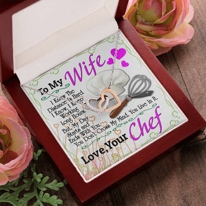 Chef'S Wife - Interlocking Heart Necklace Interlocking Hearts Necklace