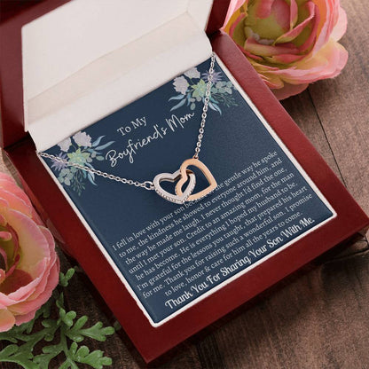 Gift For Boyfriend'S Mom Interlocking Interlocking Hearts Necklace