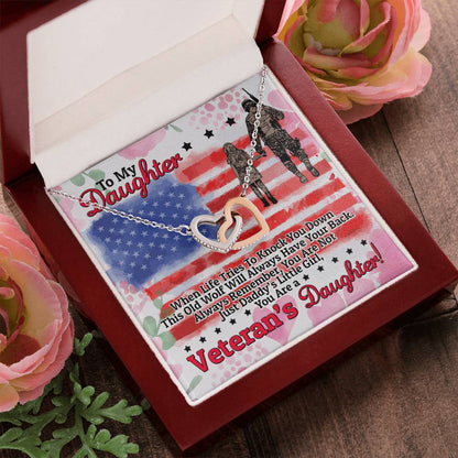 Veteran'S Daughter - Interlocking Heart Necklace Interlocking Hearts Necklace