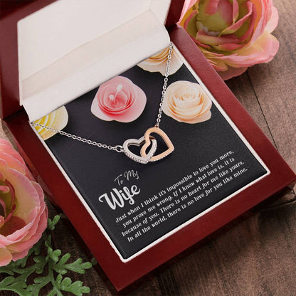 Collection Wife - Just When I Think - Necklace Interlocking Hearts Necklace