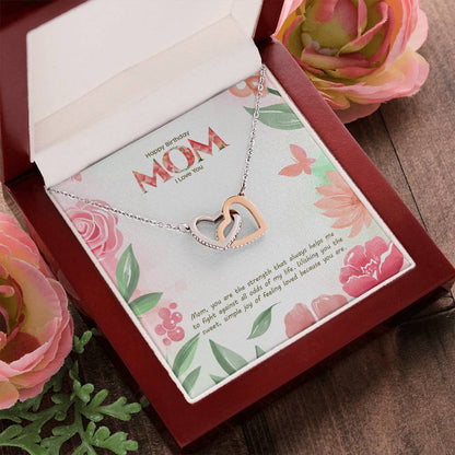 Birthday Edition Wishing You A Sweet And Simple Joy Of Love! - Interlocking Hearts Necklace
