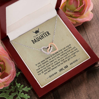 You Will Always Be My Little Viking - Interlocking Hearts Necklace