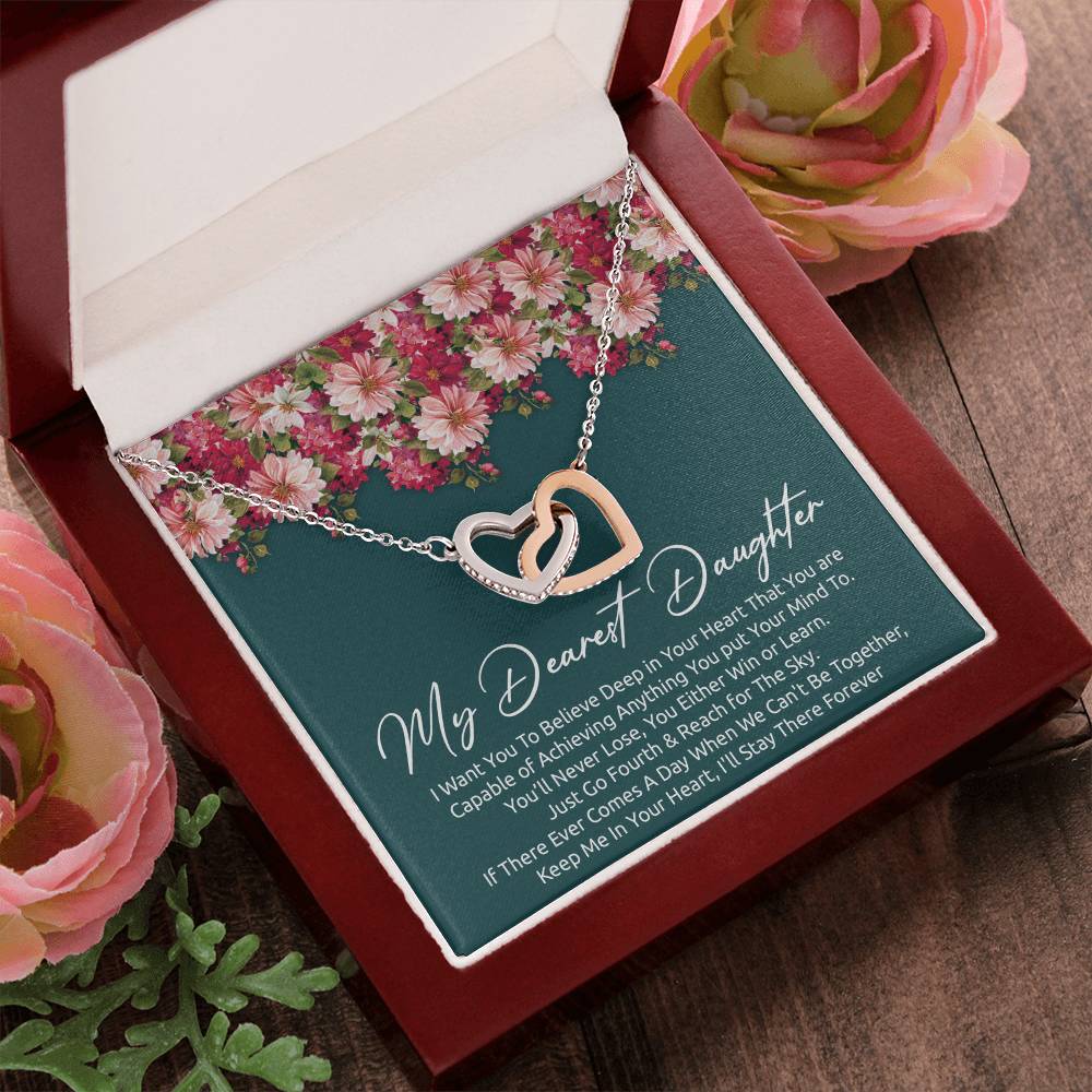 Best Meaningful Gift For Daughter Interlocking Hearts Necklace