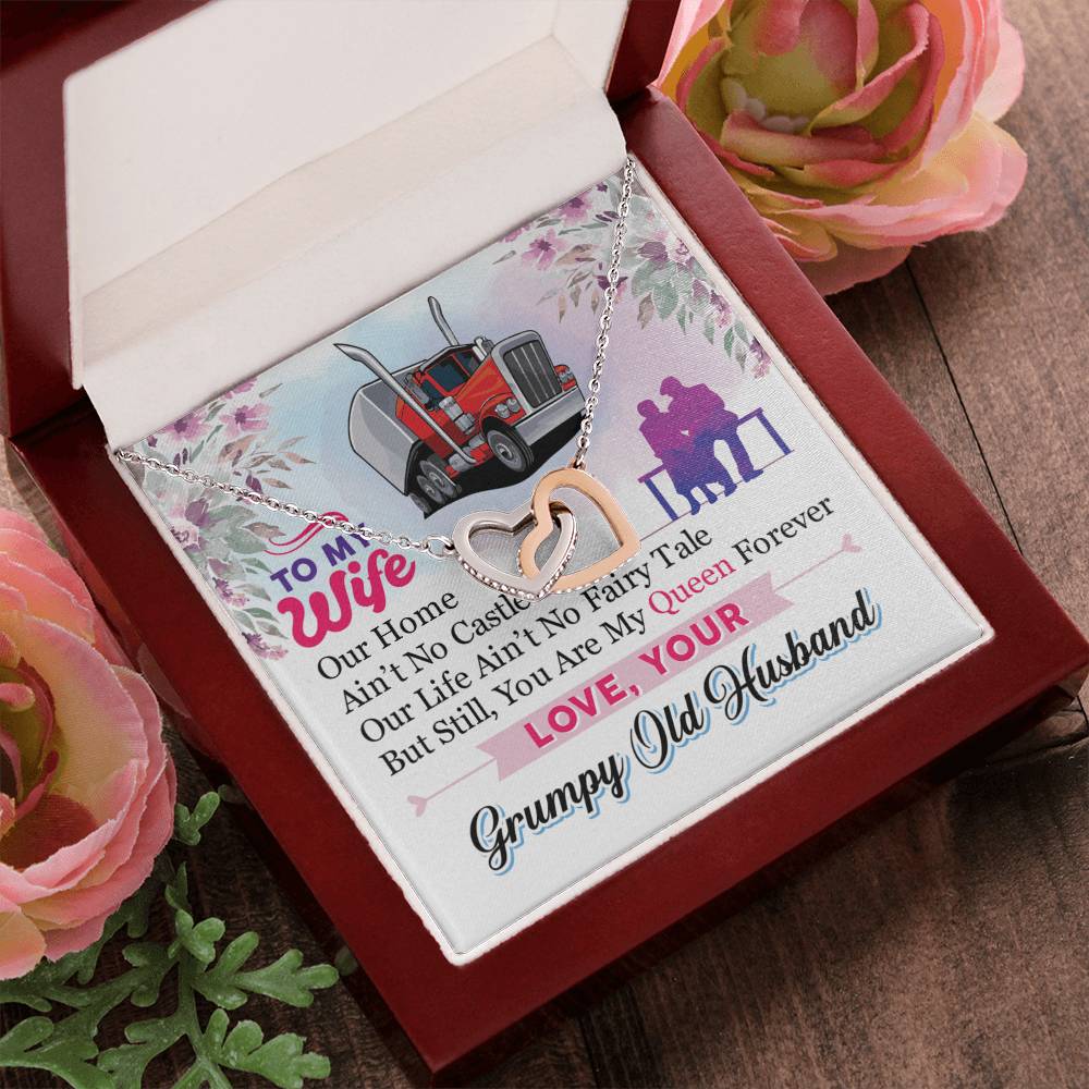 Trucker'S Wife - Interlocking Heart Necklace Interlocking Hearts Necklace