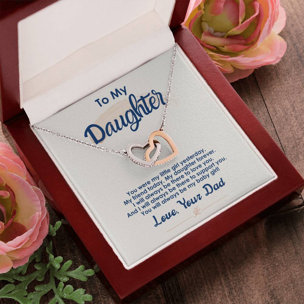 Collection Daughter - My Daughter Forever - Interlocking Hearts Necklace