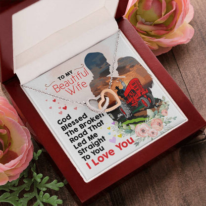 Farmer'S Wife - Interlocking Heart Necklace Interlocking Hearts Necklace