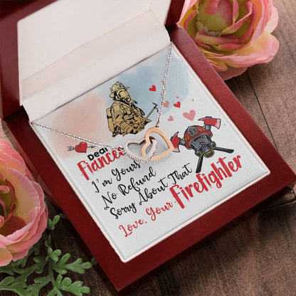 Firefighter'S Fiancée - Interlocking Heart Necklace Interlocking Hearts Necklace