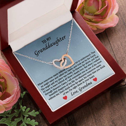 Tomorrow Without Me Love Necklace Interlocking Hearts Necklace