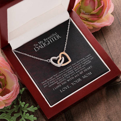 Collection Daughter - More Beautiful That You'Ll Ever Know - Necklace Interlocking Hearts Necklace