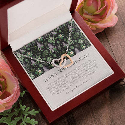 30Th Birthday Gifts For Women Necklace For Her 3 Decade Jewelry 30 Years Old 30Th Birthday Gift Necklace Jewelry Gift For Her Interlocking Hearts Necklace