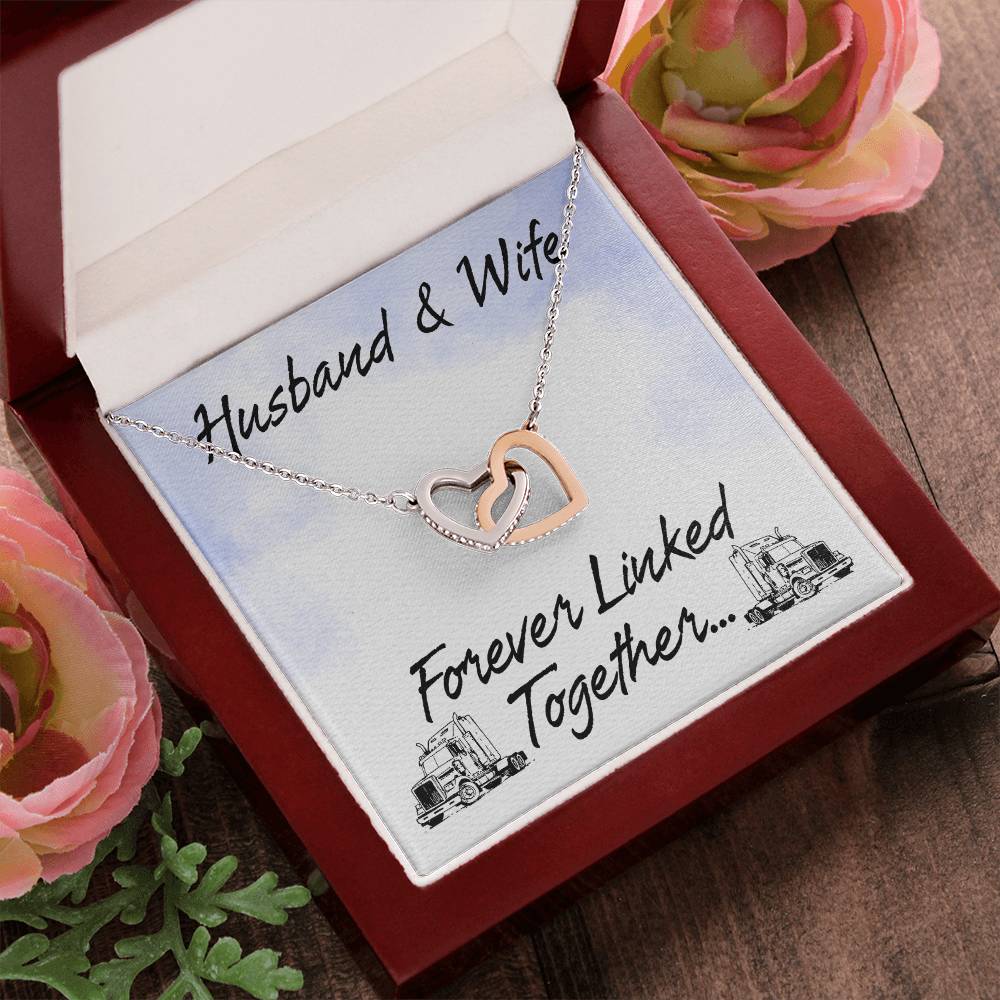 Trucker'S Wife - Interlocking Heart Necklace Interlocking Hearts Necklace