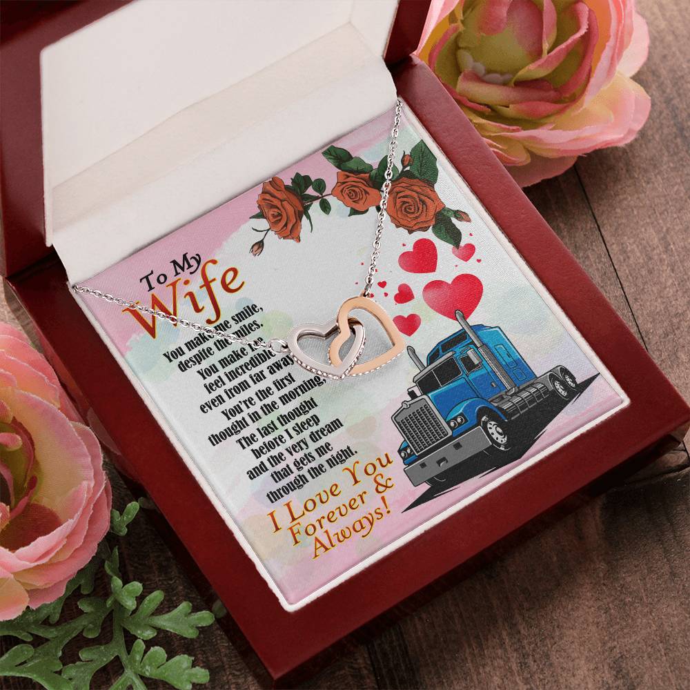 Trucker'S Wife - Interlocking Heart Necklace Interlocking Hearts Necklace