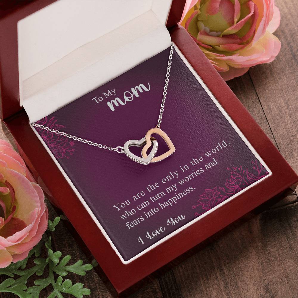 Collection Mom - The Impact You Have On Me - Necklace Interlocking Hearts Necklace