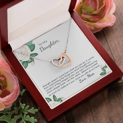 You Are The Storm - Interlocking Hearts Necklace