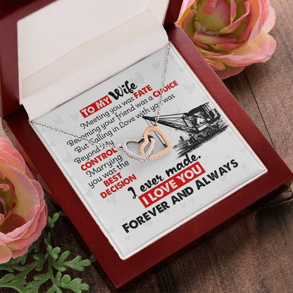 Crane Operator'S Wife - Interlocking Heart Necklace Interlocking Hearts Necklace