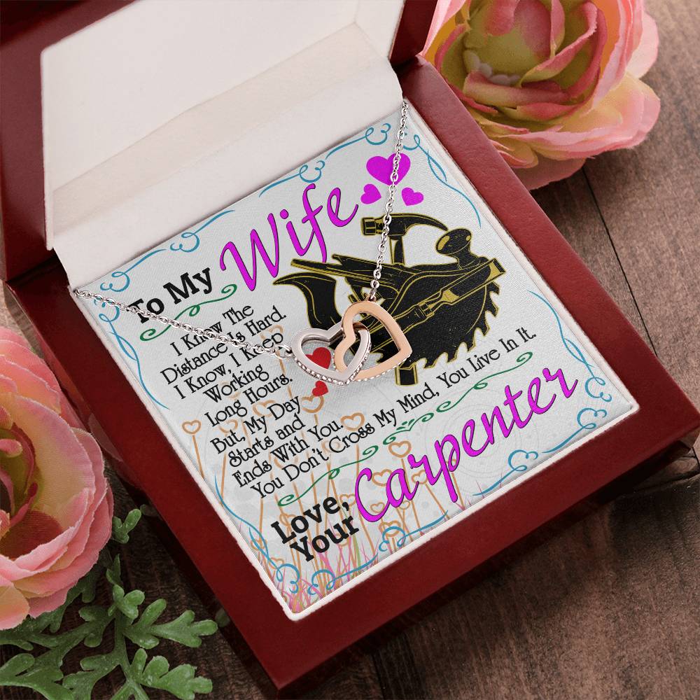 Carpenter'S Wife - Interlocking Heart Necklace Interlocking Hearts Necklace