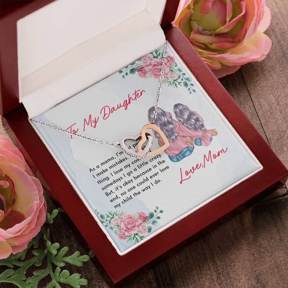 Daughter'S Gift - No One Could Ever Love My Child The Way I Do - The Interlocking Heart Necklace Interlocking Hearts Necklace