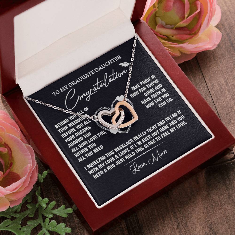 Behind You All Interlocking Hearts Necklace