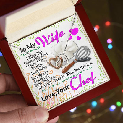 Chef'S Wife - Interlocking Heart Necklace Interlocking Hearts Necklace